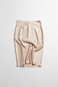 Bias Slip Skirt Champagne