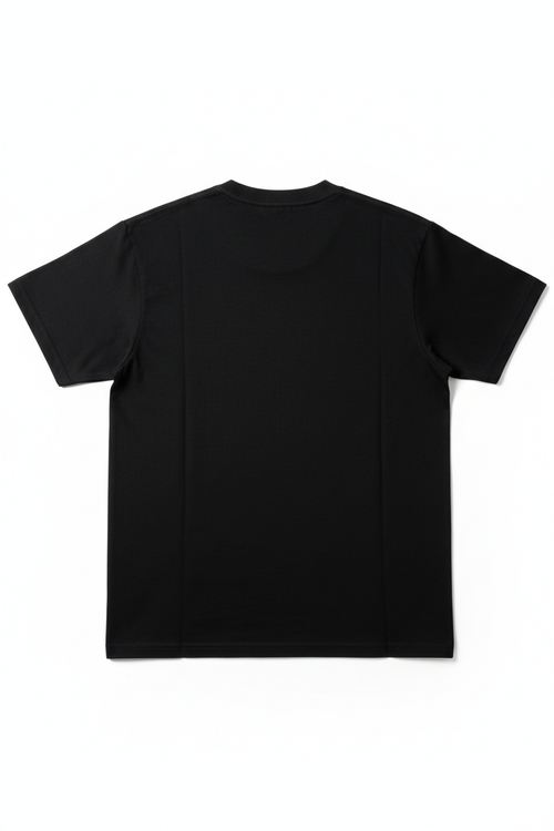 Black Crew Neck Back