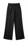 Linen Trouser Black Front