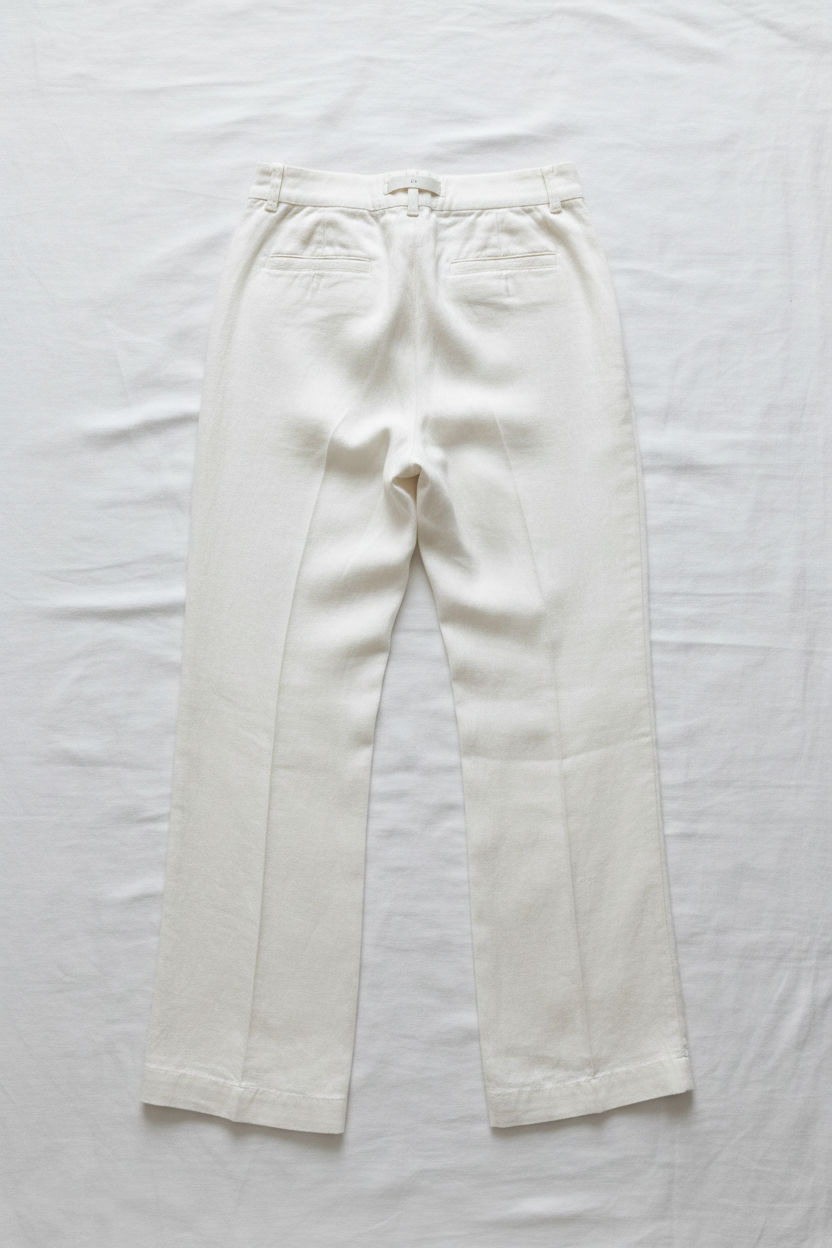Linen Trouser White Back