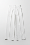 Linen Trouser White Front