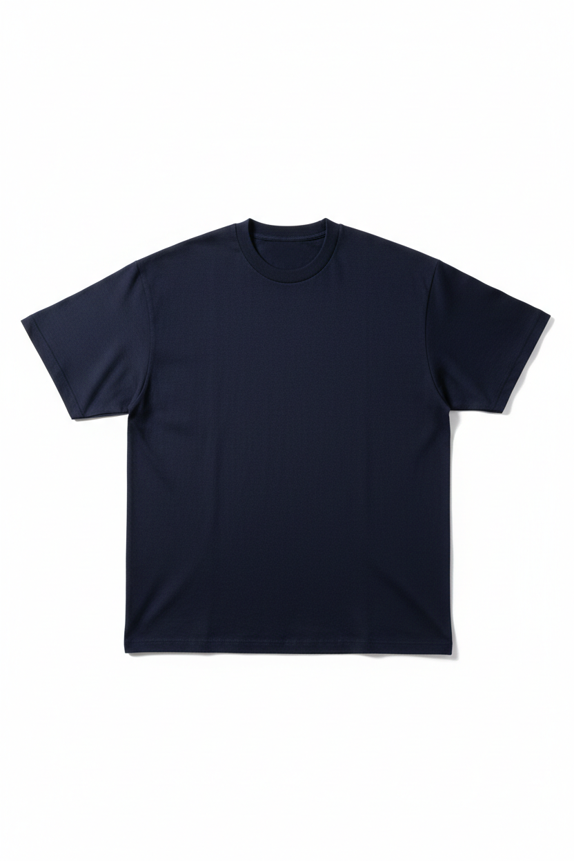 Navy Crew Neck Front