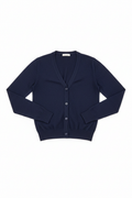 Soft Knit Cardigan Navy Front
