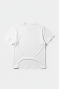 White Crew Neck T-Shirt Front